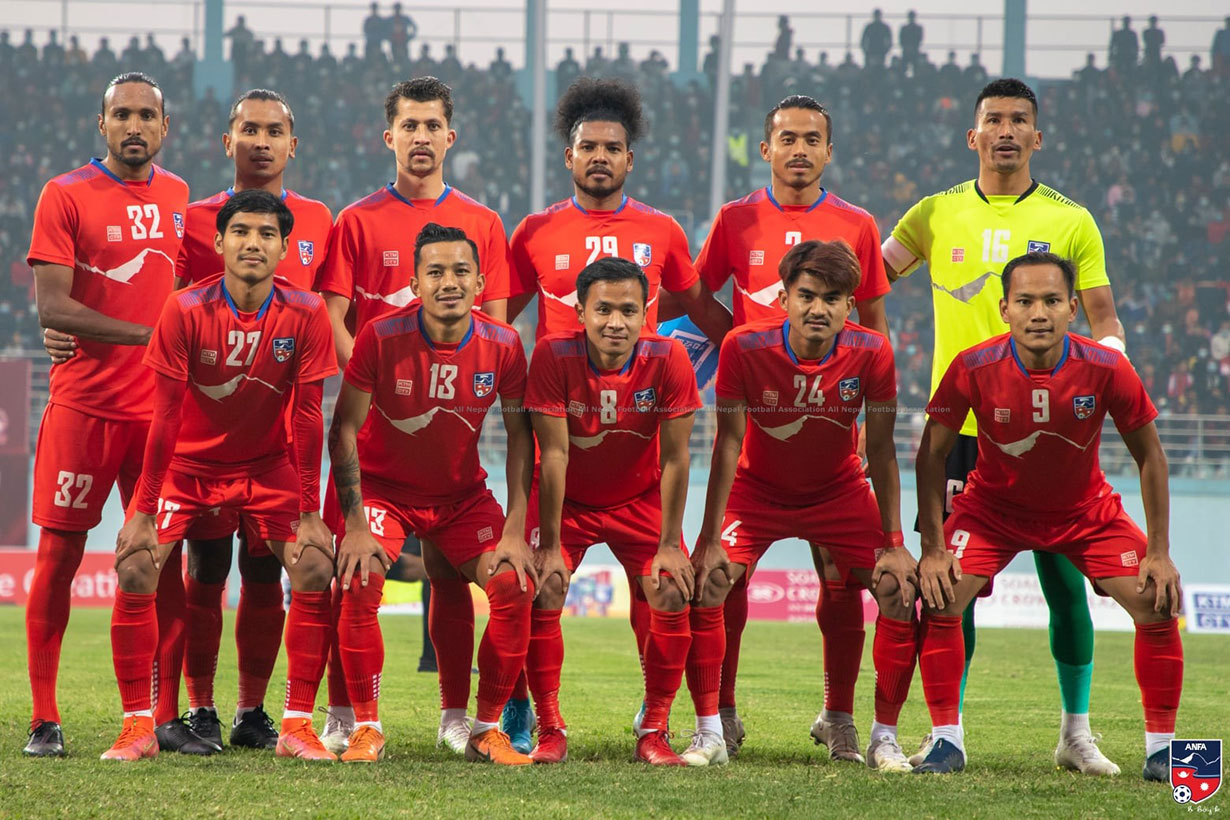 Nepali National Football Team Reach Iraq For Friendly Match Vishwanews